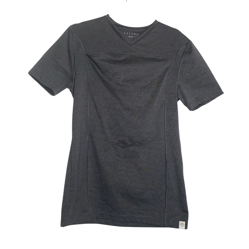 LARABU Men's Gray Short Sleeve Tee
